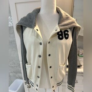 SOLD PINK Victoria's Secret Vintage Sequin Heart Varsity Jacket